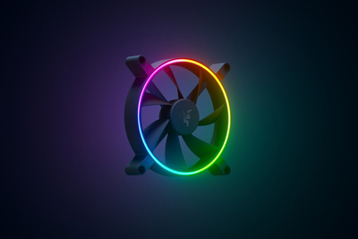 Ventilator për kasë kompjuteri Razer Kunai Chroma, 140 mm, PWM, i zi