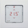 Termostat muri Danfoss Icon2, 24 V, për ngrohje dyshemeje, i bardhë