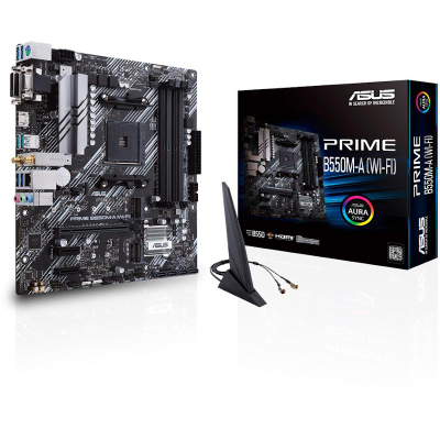 Pllakë amë ASUS PRIME B550M-A WIFI II, AMD B550 AM4, DDR4 128GB, MATX