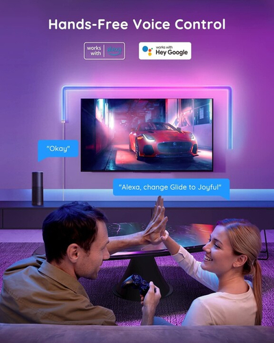 Ndriçim për gaming dhe televizior Govee Glide (8+4) RGBIC