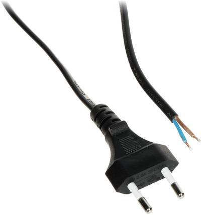 Kabllo rryme POS POSAC CEE 7/16, 1.2m, 2x0.5mm², e zezë