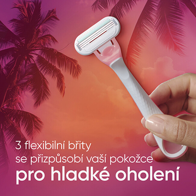 Brisk rroje Gillette Venus Smooth Miami, 3 copë