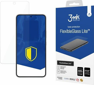 Xham mbrojtës 3MK FlexibleGlass Lite për Samsung Galaxy S22 S901, 0.16mm, transparent