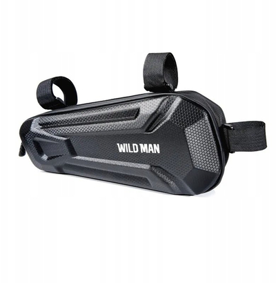 Çantë kornize biçiklete WildMan XT9, 1.8L, me zinxhir, e zezë