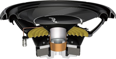 Set subufer aktiv për makinë Pioneer GXT-3730B, 30 cm, 1400W, i zi