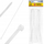 Kapëse kabllosh TOPEX 44E573, set 100 copë, 3.6x300mm, të bardha