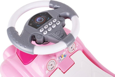 Makinë lodër Technok Ride-On Car, me pedale, me timon me tinguj, rozë