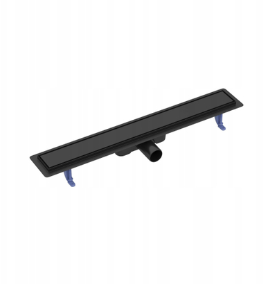 Kanaletë lineare Cersanit Tako, 70 cm, black matte, e zezë