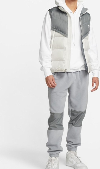 Pantallona Nike Club Fleece Pant M DQ4901-073, fleece, për burra, gri