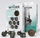 Set zara Q-Workshop The Witcher Ciri Swallow, 7 copë, plastikë, jeshile