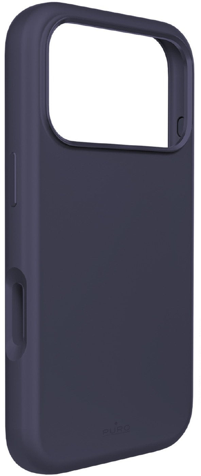 Kapak mbrojtës Puro ICON MAG PRO për iPhone 17 Pro, TPU, blu e errët