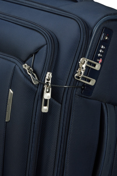 Valixhe Soft Me 4 Rrota Samsonite Respark 55/20 Gjatësi 35Cm Ngjyrë Netë Blu