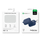 Mbështjellës Amazingthing Omni Case për AirPods Pro 2, silikon, me karabiner, blu e errët