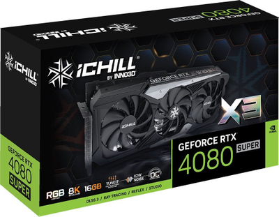 Kartelë grafike Inno3D GeForce RTX 4080 SUPER iCHILL X3 16GB GDDR6X