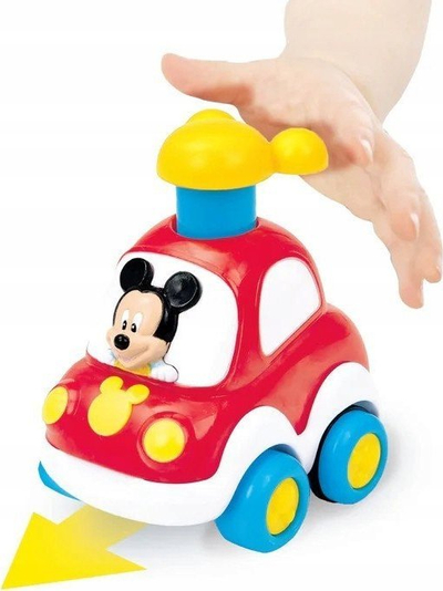 Lodër makinë Disney Clementoni Press and Go, plastike, shumëngjyrëshe