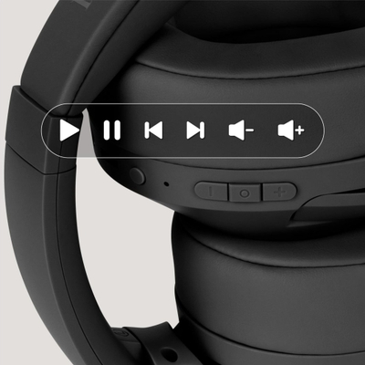 Kufje wireless On Ear Kruger&amp;Matz KM0672 B, 40mm, 20Hz 20kHz, të zeza