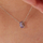 Aksesor për qafore Brosway Fancy Magic Purple FMP03, vjollcë/i argjendtë