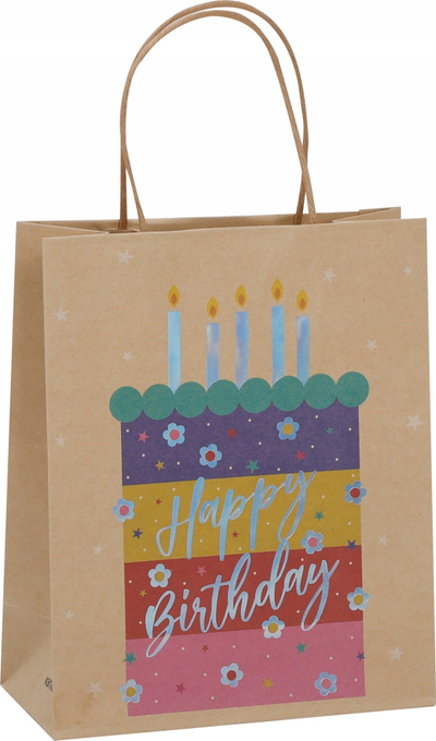 Кеса за подароци Калпол Gift Bag, 18x23.5x10cm, мат хартија, мешани бои