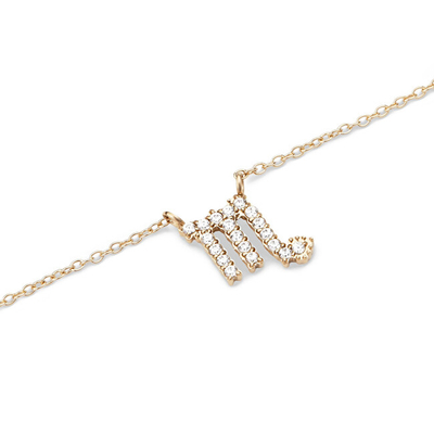 Varëse për femra Daniel Wellington Scorpio Crystal Zodiac DW00400926, e artë