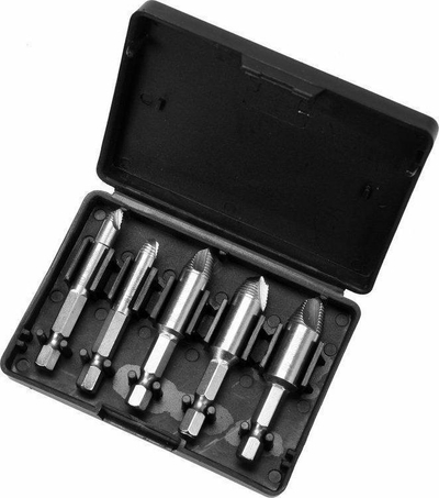 Set ekstraktorësh Yato YT-06035, 5 copë, çelik HSS, i zi