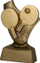 Figurë dekorative pingpong Tryumf Cast, 10cm, ngjyrë ari