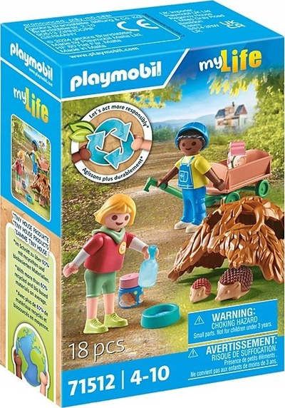 Set lodrash Playmobil My Life 71512, familja e iriqve, për kalamaj