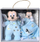 Set dhurate pelush dhe batanije Disney Mickey Shines In The Night, per bebe, blu