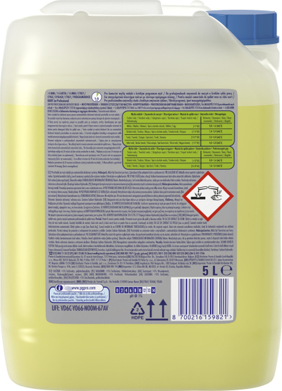 Detergjent profesional për enë FAIRY, automatike, aromë limoni, 5L