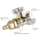 Valvul këndore radiator Ferro ZG5Y, 1/2", metalike
