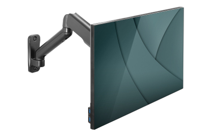 Mbajtëse muri për monitor Digitus DA-90425, 15"-32", VESA, e zezë mat