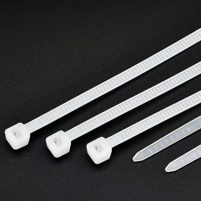 Organizues për kabllo ZOY Ties, 200mm, 100 copë, të bardha