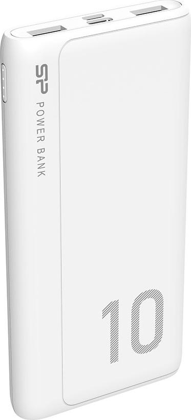 Powerbank Silicon Power GP15, 10000mAh, 2x USB, i bardhë