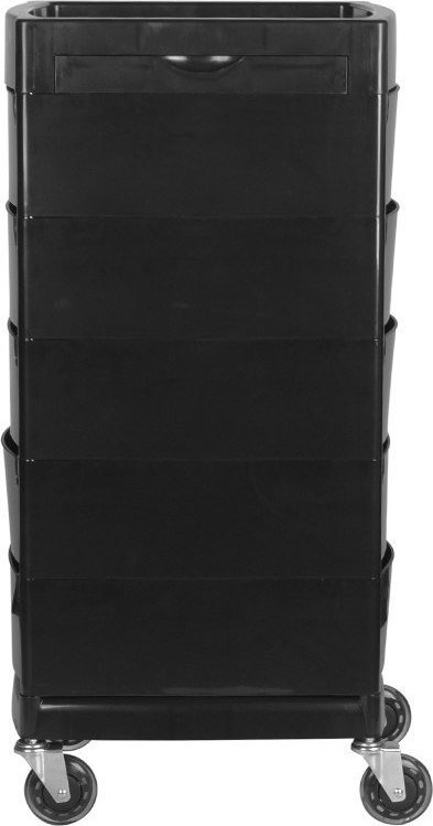 Karrocë floktarie Activeshop FT65-A, material ABS me skelet çeliku, me rrota gome, e zezë