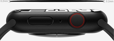 Folie mbrojtëse JCPAL 3D Armor për Apple Watch Series 10 42mm, transparente