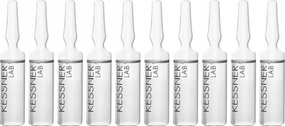 Ampula për flokë KESSNER LAB Prebiotic, trajtim për skalp të thatë dhe të ndjeshëm, 10x10 ml, transparente