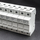 Bazë sigurimi DC Qoltec 2P 1000V 20A, për siguresa 10x38 mm, gri