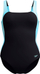 Kostum banje për femra Speedo LunaLustre, shaping, i zi turquoise