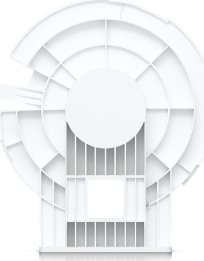 Mbajtëse muri për access point Ubiquiti UACC AP AM, për U6 Pro dhe AC Pro, plastike, e bardhë