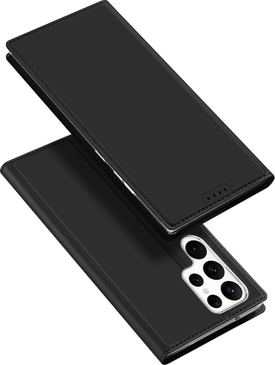 Këllëf telefoni Dux Ducis Skin Pro, Samsung Galaxy S23 Ultra, me kapak portofol, i zi