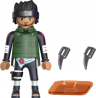 Figurë plastike Playmobil Naruto 71119 Asuma, 7.5 cm, me aksesorë, shumëngjyrëshe