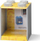 Raft muri Room Copenhagen Lego Brick Shelf, 4 nyje, gri