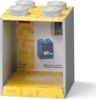Raft muri Room Copenhagen Lego Brick Shelf, 4 nyje, gri