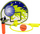 Set mini basketbolli Nan Li NL-06J, 30 cm, me top edhe pompë, shumëngjyrësh