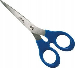 Gërshërë letre Esselte Paper Scissors, 16 cm, set me 10 copë, me dorezë blu