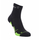 Çorape vrapimi Inov-8 TrailFly Mid, paketë 2 copë, të zeza me jeshile