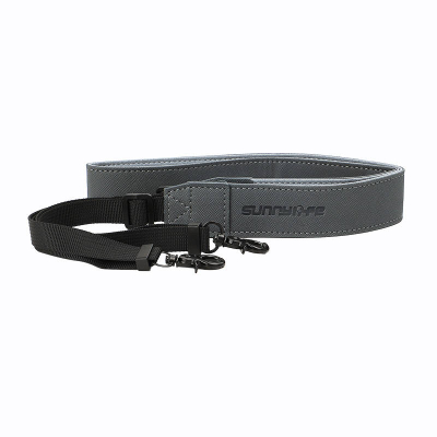 Rrip qafe Sunnylife DJI RC RC Pro, i rregullueshëm, material PU, gri