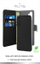 Këllëf-portofol Puro për Samsung Galaxy A34 5G, 2 në 1, me magnet, i zi