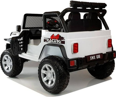 Makinë elektrike për kalamaj Lean Sport XMX618, 12V 10Ah, 4 motorë, e bardhë