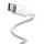 Kabllo USB Baseus Simple Wisdom BSU2080, USB A në microUSB, 1.5 m, e bardhë