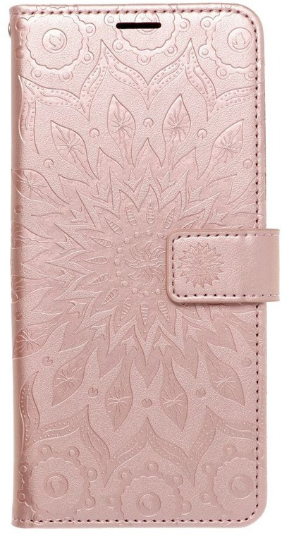 Kалеф книга Mezzo за Samsung S24 FE, Mandala, златна боја